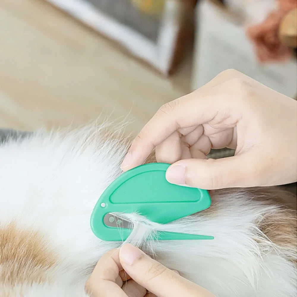 Pet Knotting Comb for Dogs Cats Painless Hair Knot Open Comb Fur Shedding Grooming Tool Effective Knot Remover Pet Supplies