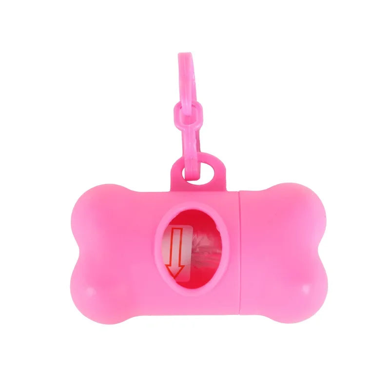 Bone-Shaped Dog Poop Bag Dispenser – Plastic, Universal