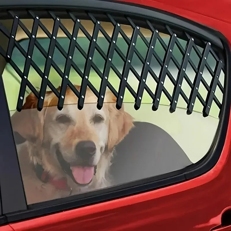 Dog Car Window Vent Guard – Pet Safety Grill for Cars, Trucks & SUVs
