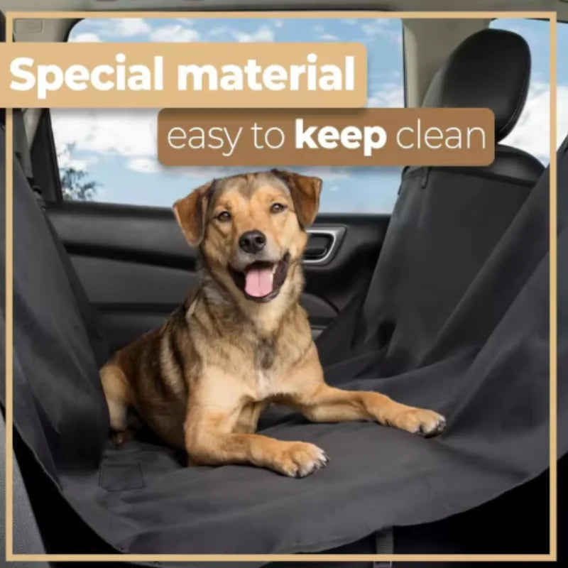 Universal Car Pet Seat Pad Waterproof Dirt Resistant Back Seat Cover Mat Solid Color Rear Seats Cushion for Cats Dogs