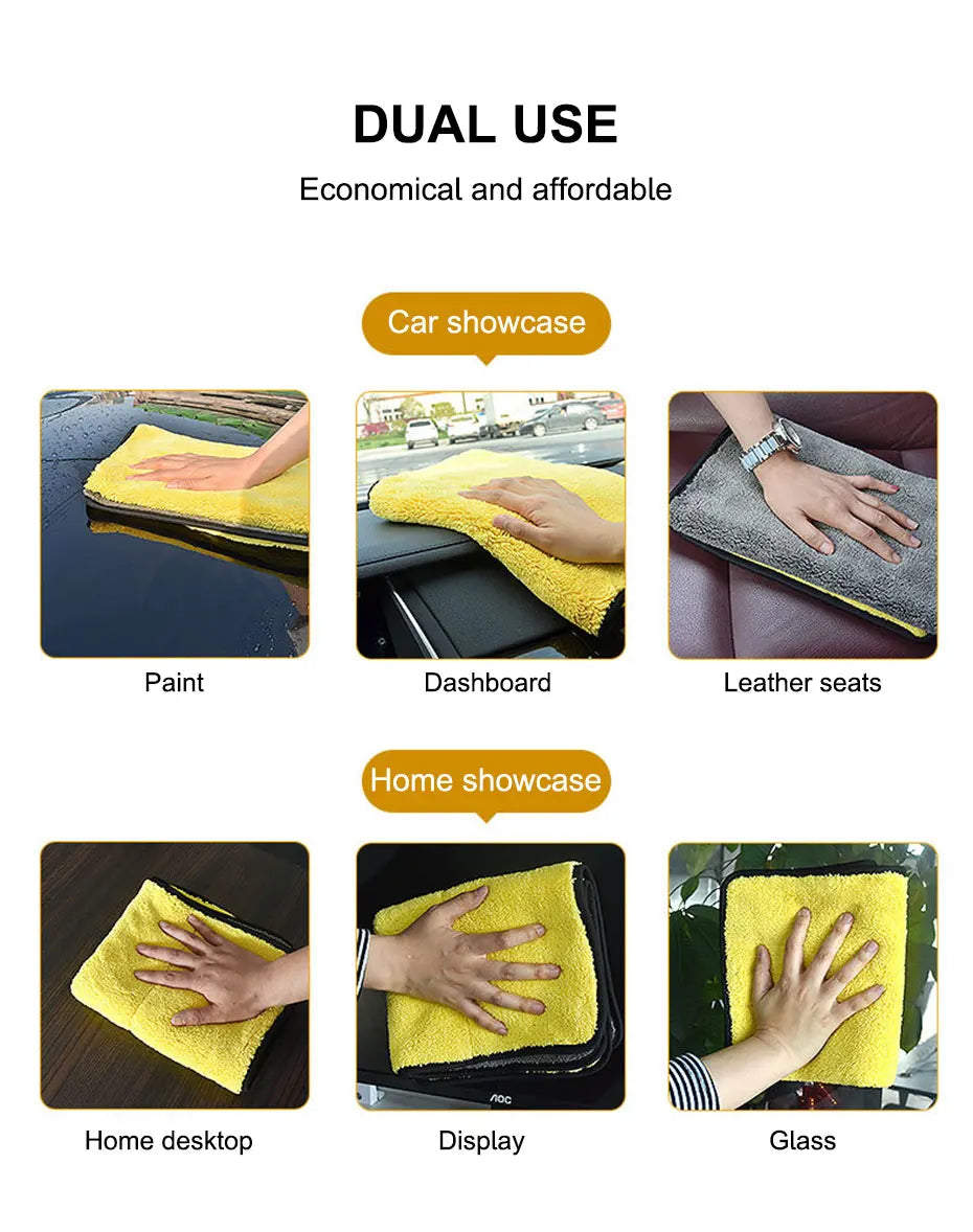 Microfiber Car Wash Towel – Multi-Size