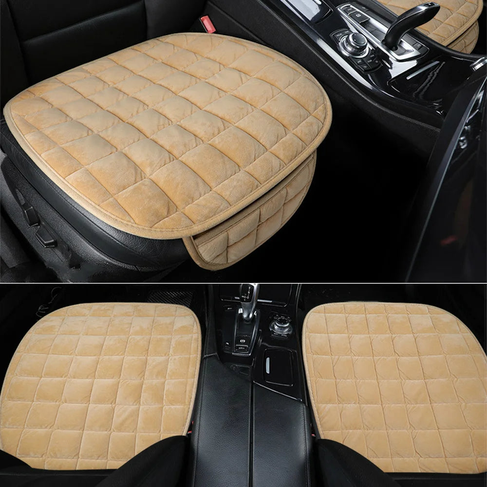 Winter Car Seat Cover Cushion – Anti-Slip, Universal Fit