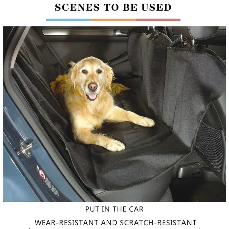 Car Rear Seat Cover Dog Mat Blanket Hammock Pup Travel Pad Protector Durable Fit Pet Protector for Car Truck SUV Waterproof Pads