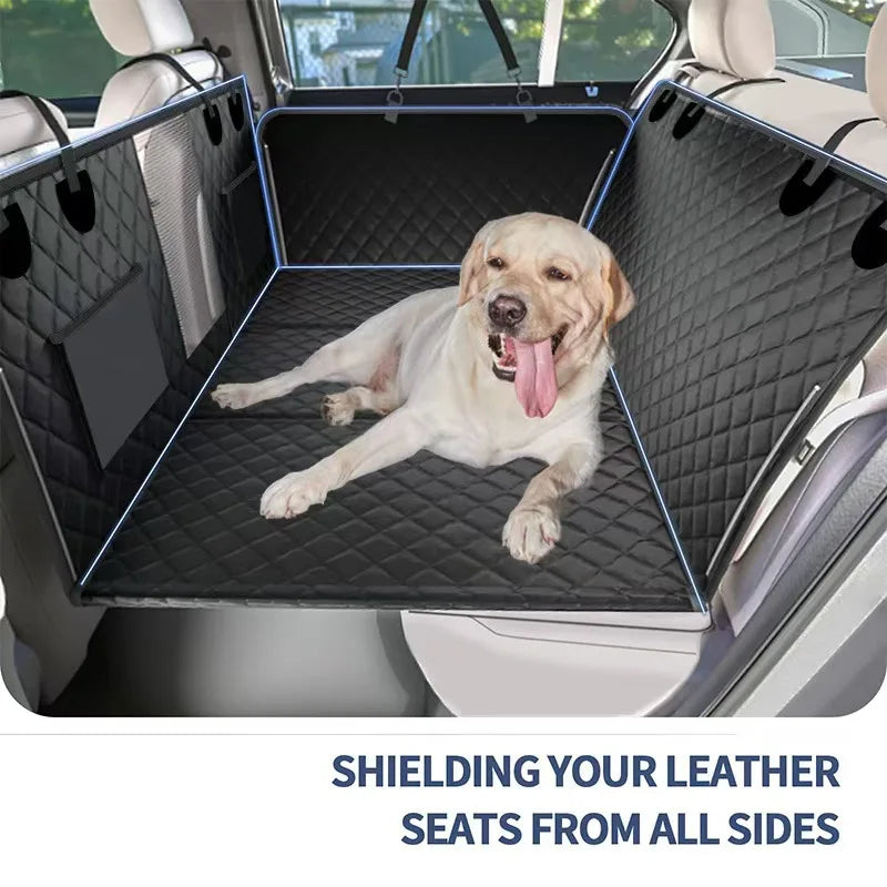 Large Dog Back Seat Extender – Hard Bottom, Foldable