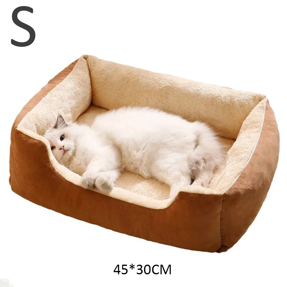 Winter Bed For Cats Pet Products Cushions Kitten  Accessories Dog All Houses Supplies Things Accessory Habitats Basket House Bed