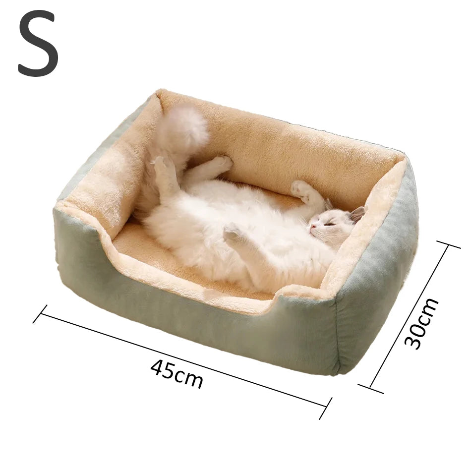 Winter Bed For Cats Pet Products Cushions Kitten  Accessories Dog All Houses Supplies Things Accessory Habitats Basket House Bed