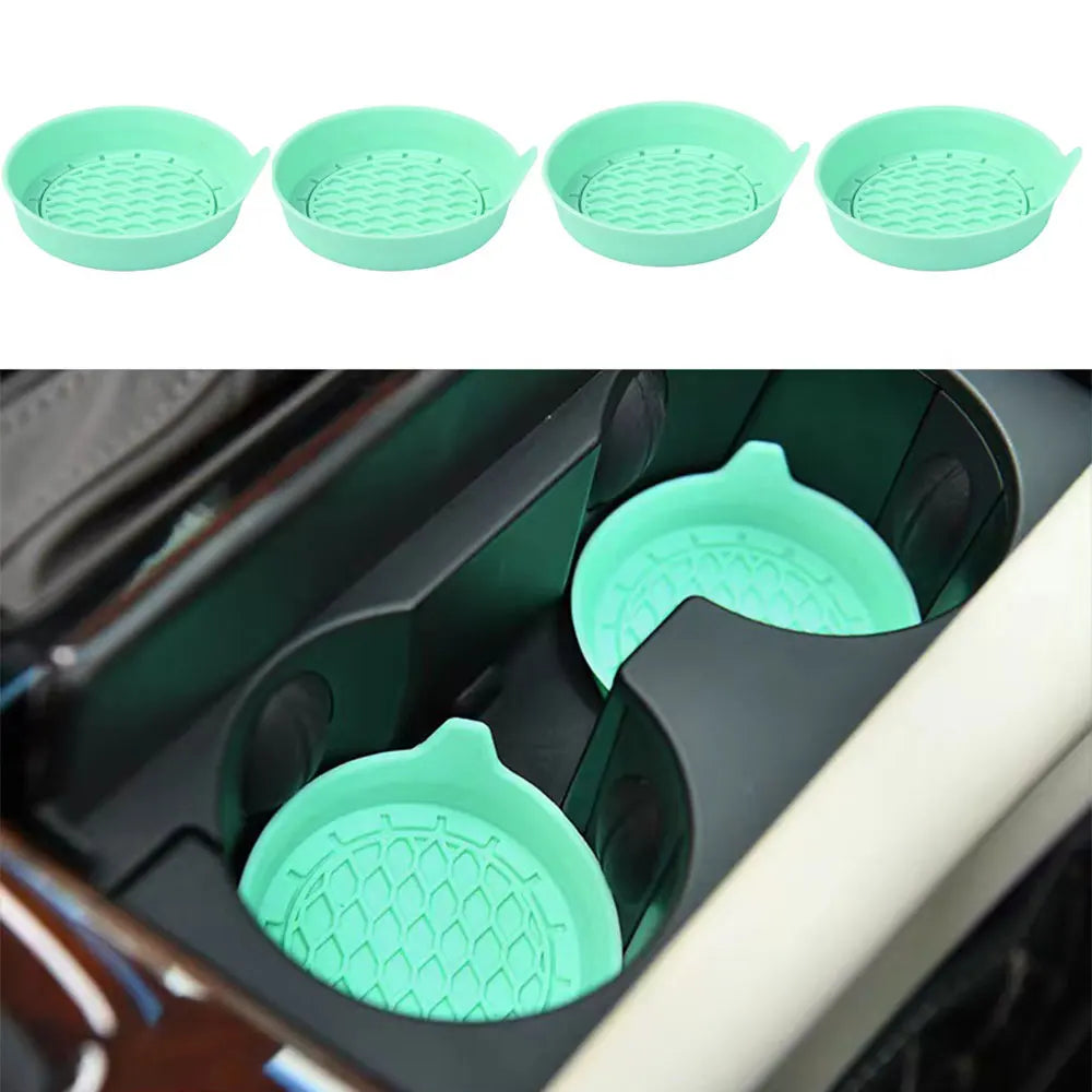 Silicone Car Cup Holder Coaster Insert – 2/4pcs