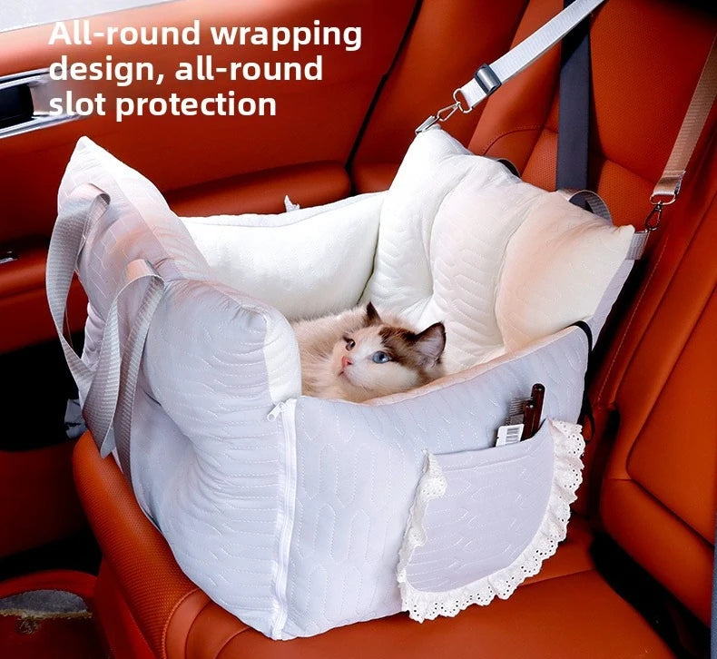 Summer Car Pet Bed Cooling Ice Silk Pad for Dogs Cats Safe Vehicle Seat Mat Travel Comfortable Accessories Dog Car Seat
