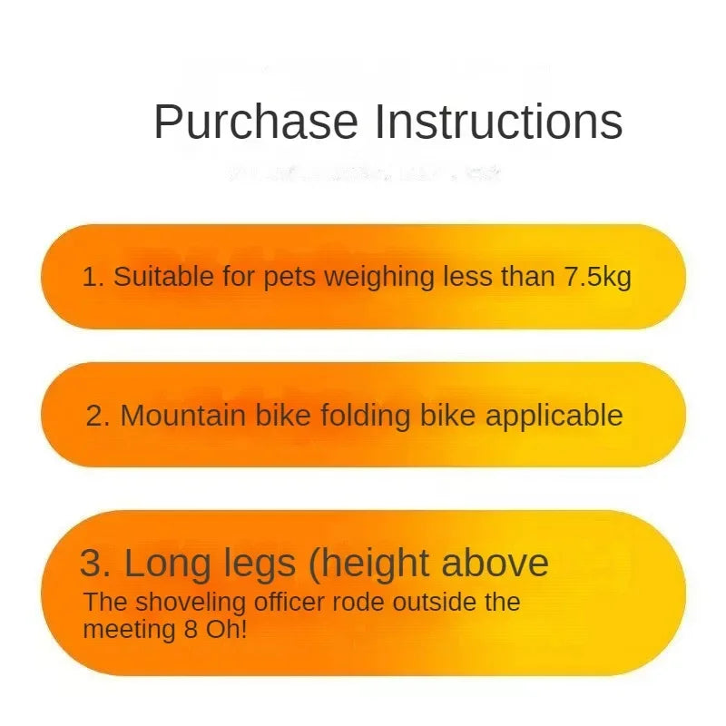 Bicycle Pet Basket Mountain Road Bike with Dog Cat Bag Bike Basket Cross Saddle Pet Products Dog Supplies
