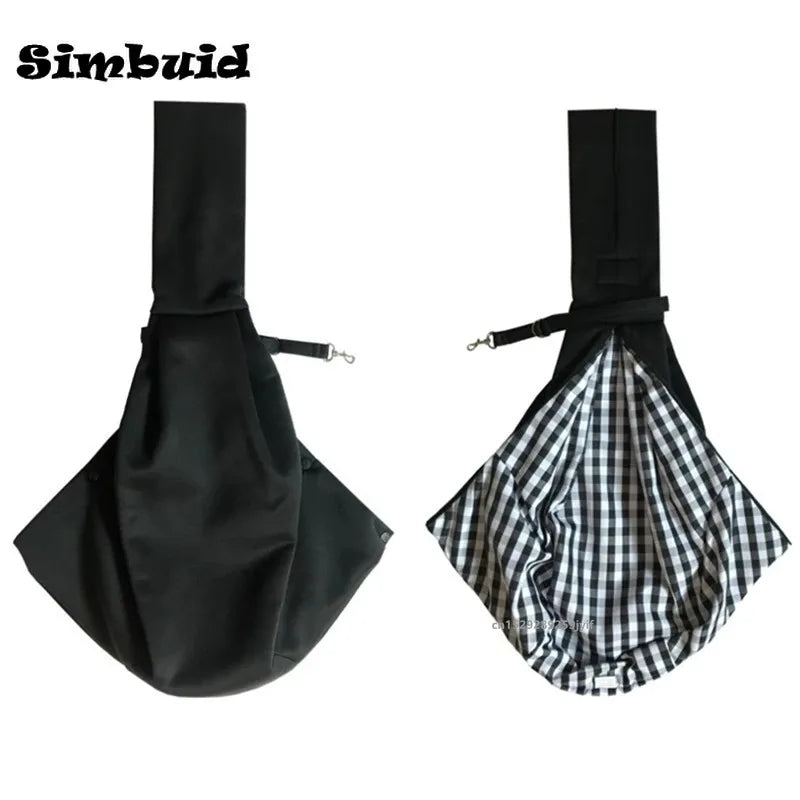 Crossbody Shoulder Sling Pet Carrier Bag – Portable, Up to 7.5kg