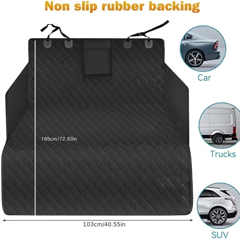 Waterproof Dog Car Seat Cover for SUV – Wear-Resistant Nylon Liner