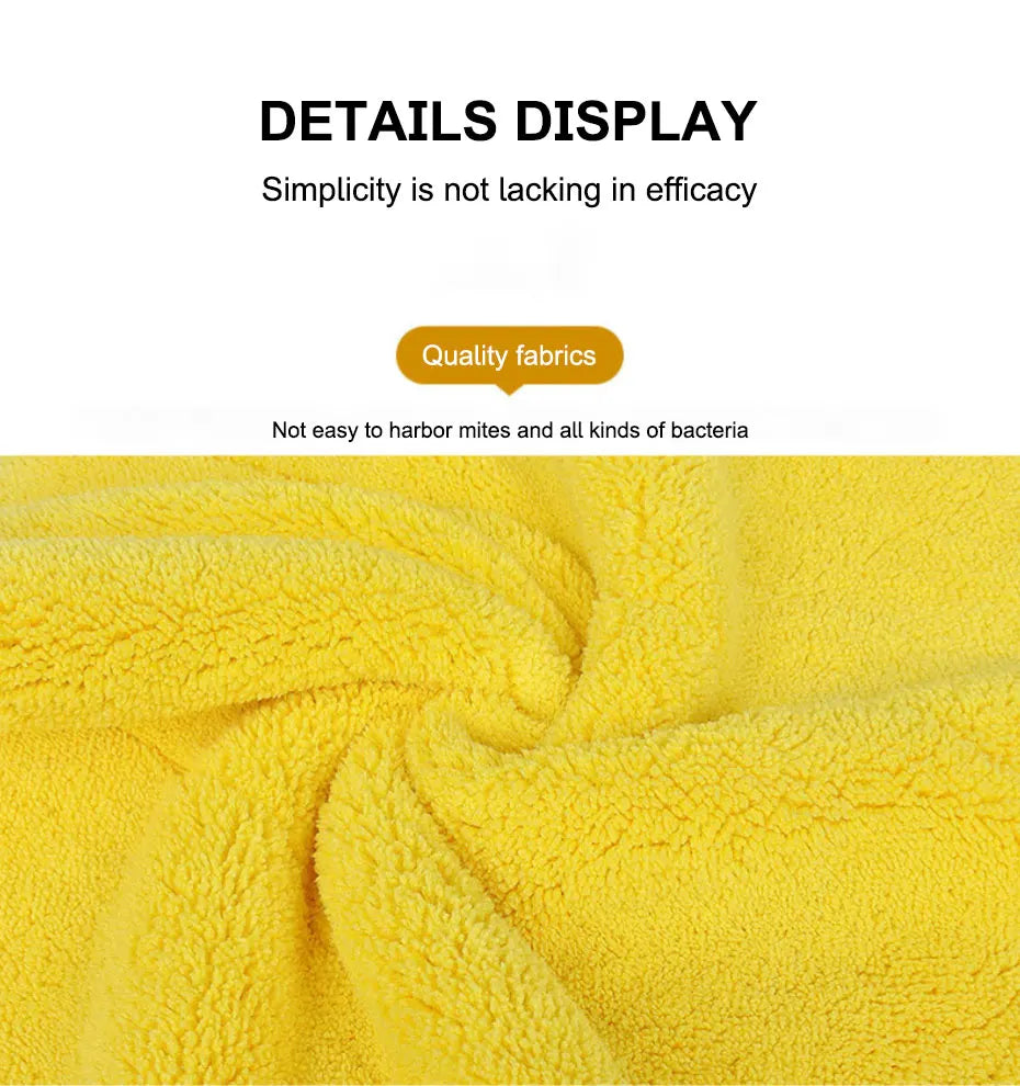 Microfiber Car Wash Towel – Multi-Size