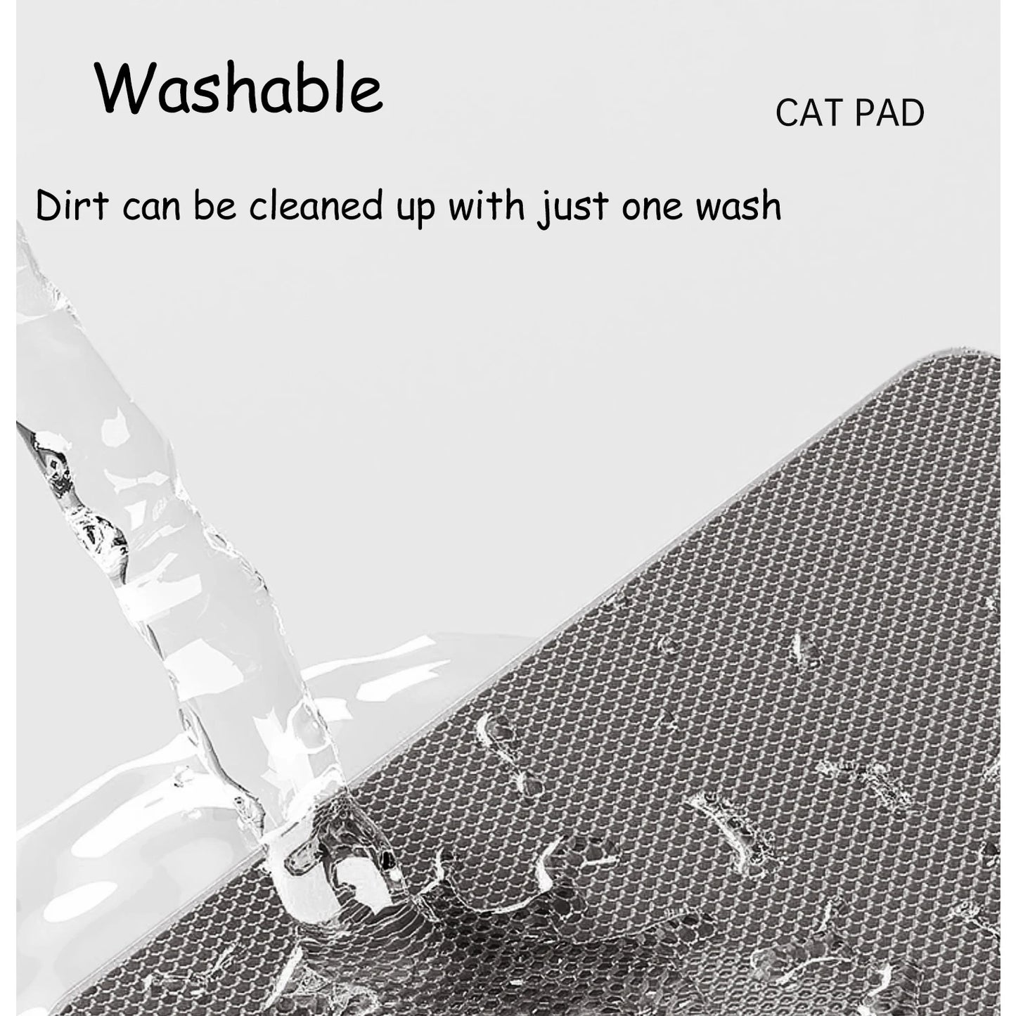 60CMX90CM Cat Litter Mat Waterproof Double Layer Pet Litter Box Mat Pet Toilet Cat Mat Nonslip Sand Cat Washable Mat Pet Clean