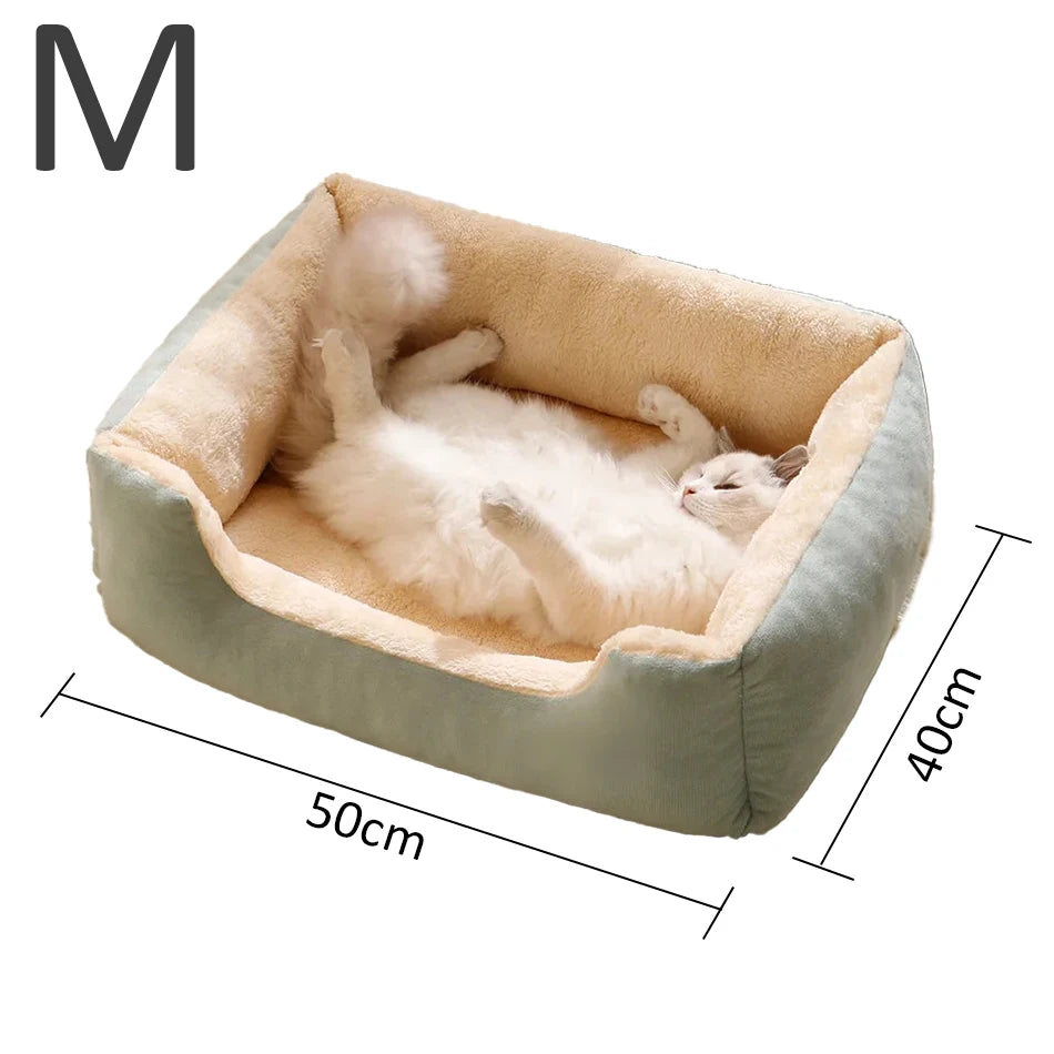 Winter Bed For Cats Pet Products Cushions Kitten  Accessories Dog All Houses Supplies Things Accessory Habitats Basket House Bed