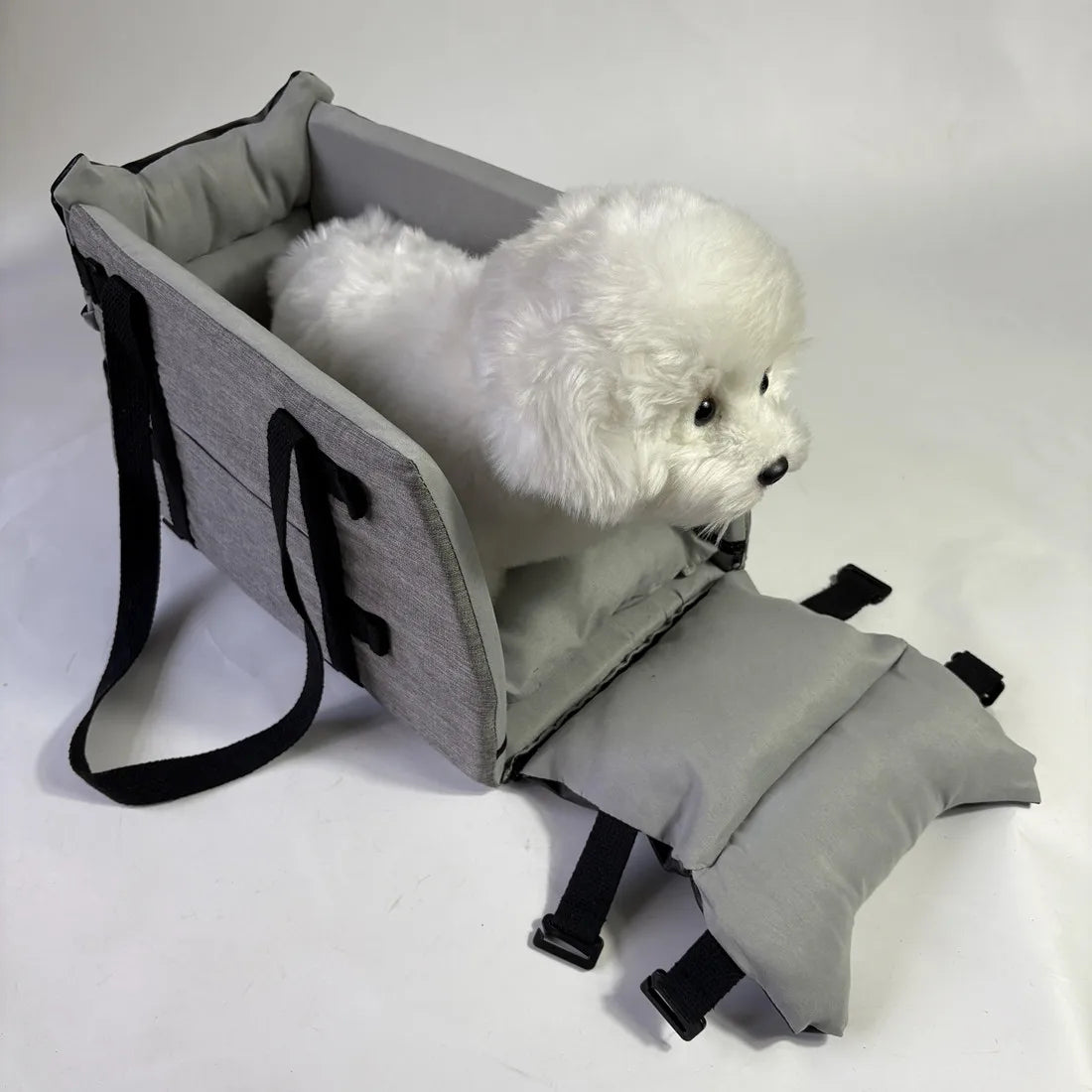 Car Pet Seat Carrier for Small Dogs & Cats – Leather, Up to 5kg