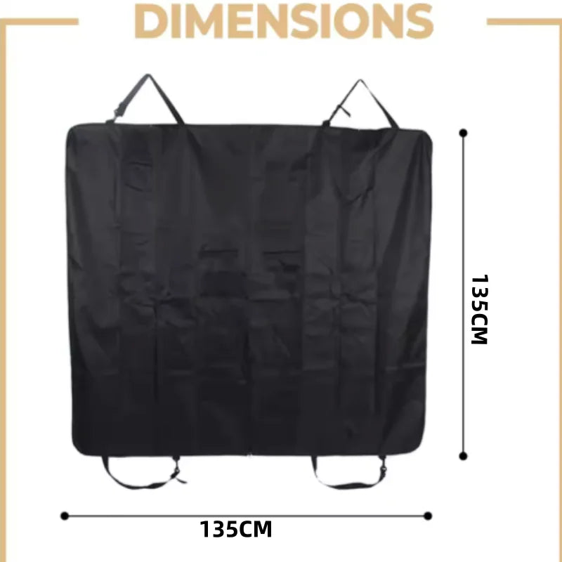 Universal Car Pet Seat Pad Waterproof Dirt Resistant Back Seat Cover Mat Solid Color Rear Seats Cushion for Cats Dogs
