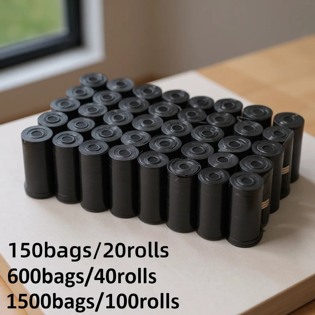 300/1500pcs Dog Poop Bags, Portable Pet Waste Bags, Durable And Leak Proof Pet Garbage Bags, Pet Cleaning Supplies
