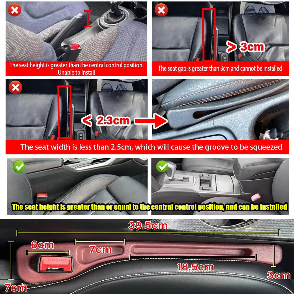 Car Seat Gap Filler Strip – Leak-Proof EVA