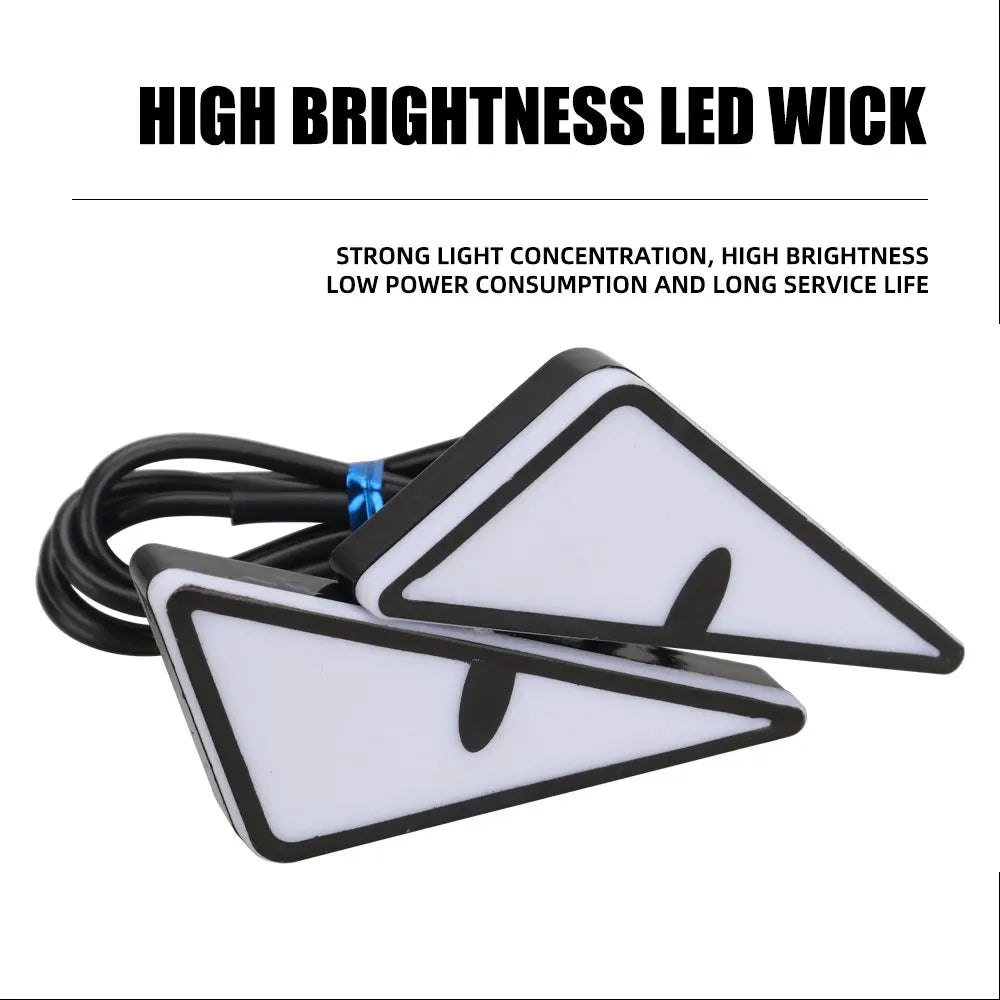 Universal LED Demon Eyes Headlight Decoration – 1 Pair