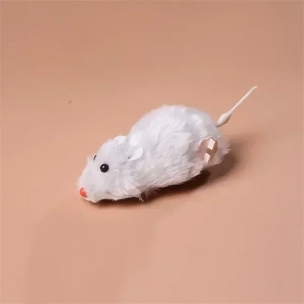New 1Pc Funny Lifelike Plush Mouse Running Rat Toy for Cats Dogs Tail Mouse Pets Kids Random Color
