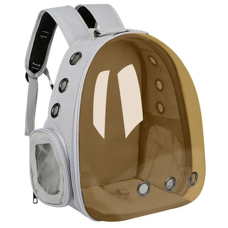 Pet Carrying Bag Space Pet Backpacks Breathable Portable Transparent Backpack Puppy Dog cat Transport Carrier Space Capsule Bags