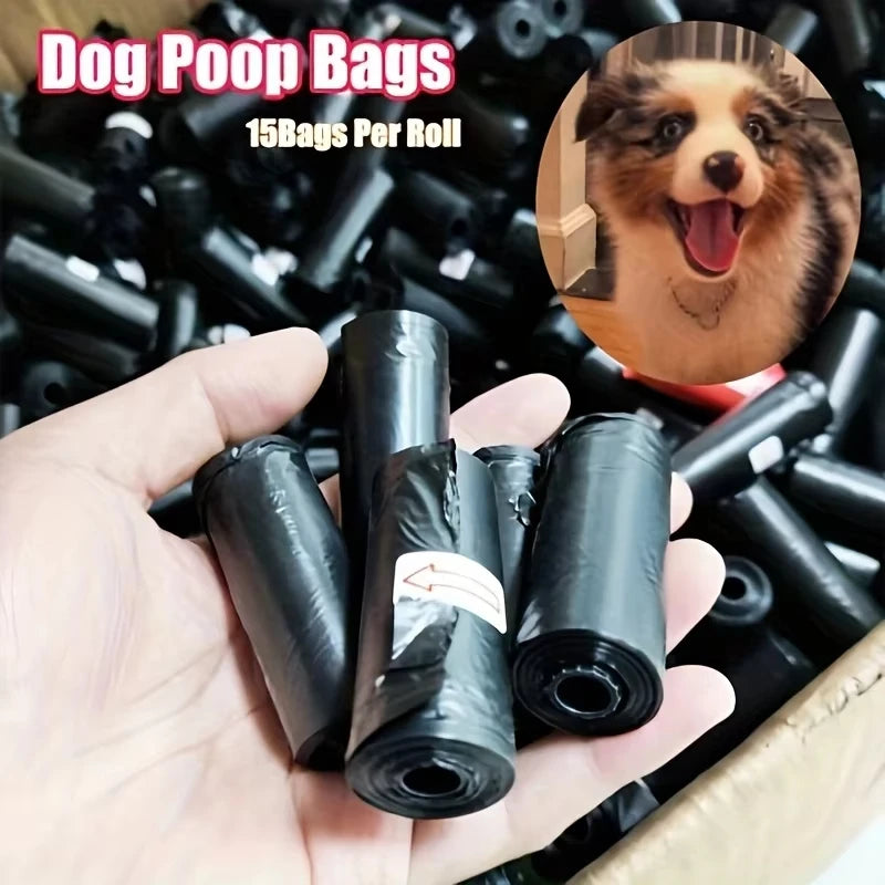 300/1500pcs Dog Poop Bags, Portable Pet Waste Bags, Durable And Leak Proof Pet Garbage Bags, Pet Cleaning Supplies