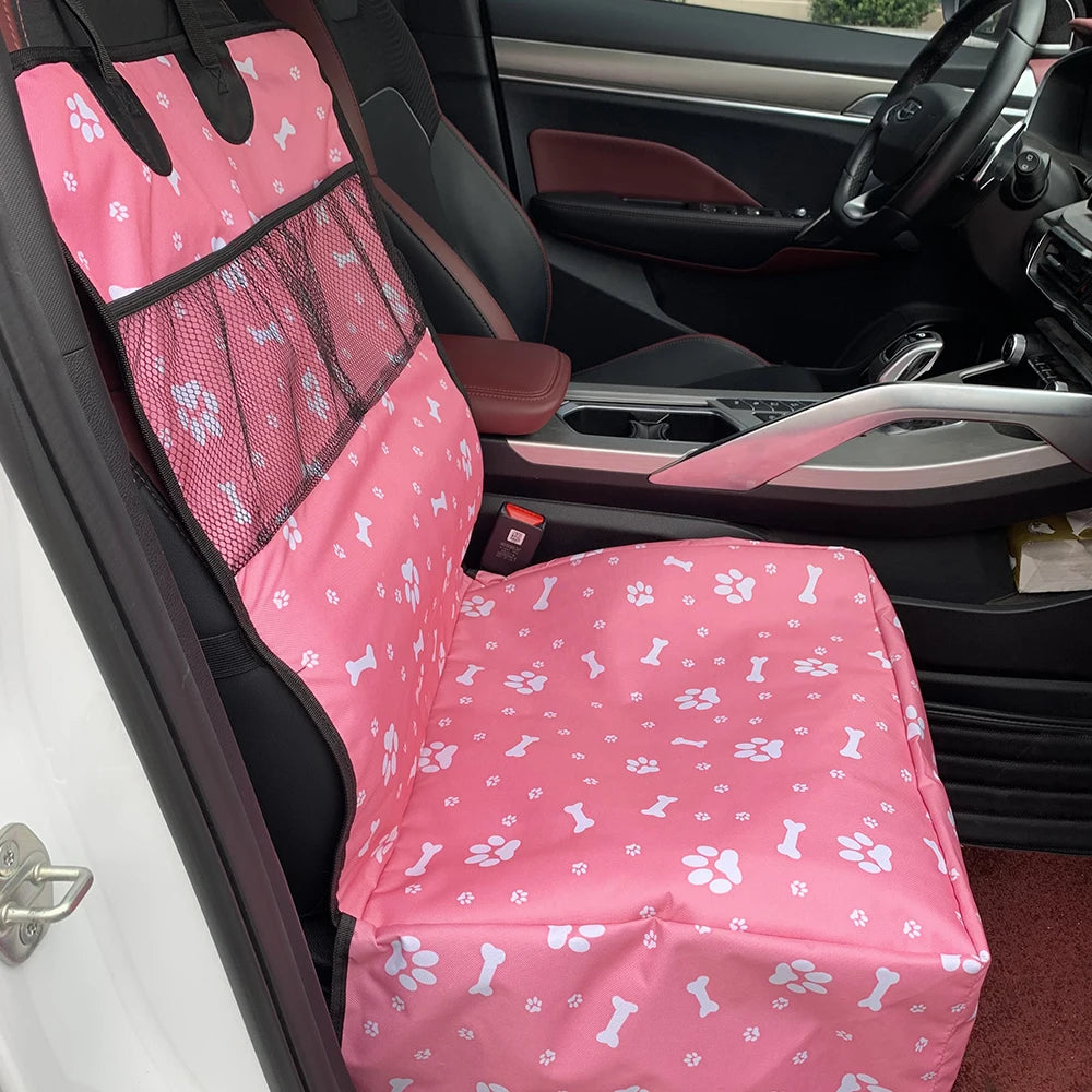 Dog Car Front Seat Cover – Waterproof & Scratch-Resistant