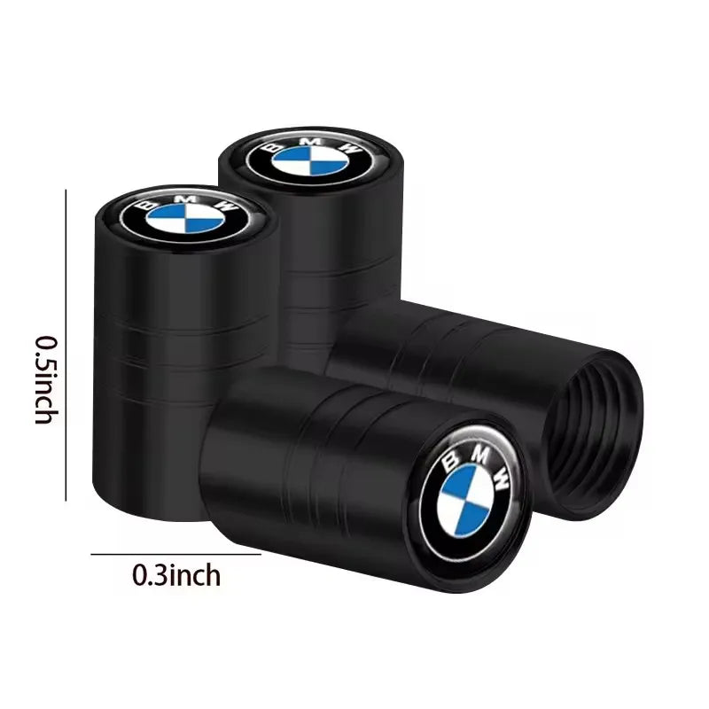 4Pcs Car Wheel Tire Valve Air Stem Cap Badge Decoration For Bmw M E61 F30 X1 E39 E60 E92 X3 F25 G30 X5 E53 E90 E46 X2 X6 E36 E70