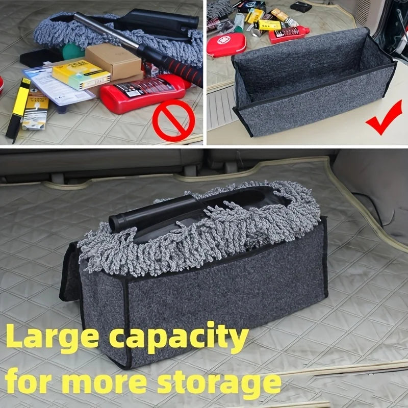 Foldable Car Trunk Organizer – Canvas, Universal Fit
