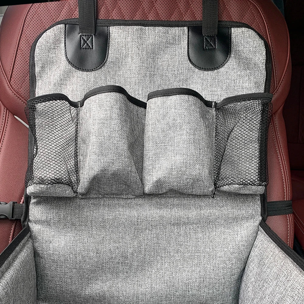 Dog Booster Car Seat with Storage Pockets – Small to Medium Dogs