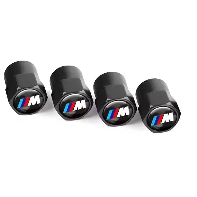 4Pcs Car Wheel Tire Valve Air Stem Cap Badge Decoration For Bmw M E61 F30 X1 E39 E60 E92 X3 F25 G30 X5 E53 E90 E46 X2 X6 E36 E70