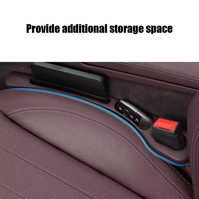 EVA Car Seat Gap Filler with Storage Grooves – 2pcs