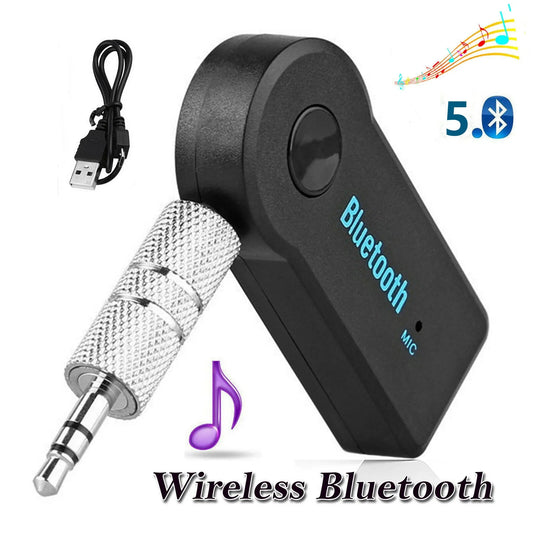 Bluetooth 5.0 Audio Receiver Adapter – 3.5mm AUX