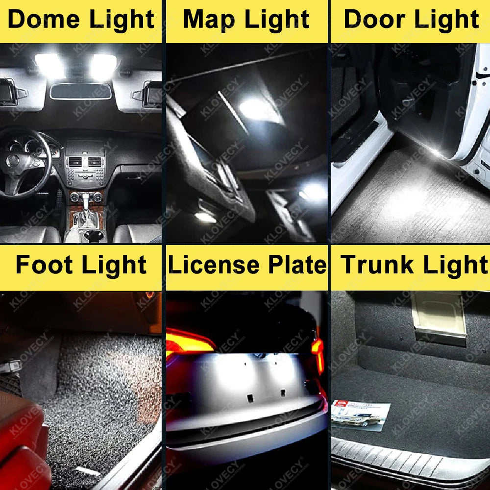 T10 W5W Canbus LED Bulbs – 26SMD, 400LM, 6500K White