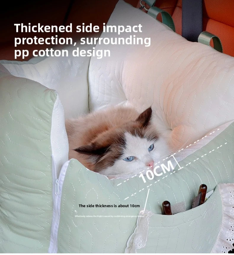 Summer Car Pet Bed Cooling Ice Silk Pad for Dogs Cats Safe Vehicle Seat Mat Travel Comfortable Accessories Dog Car Seat