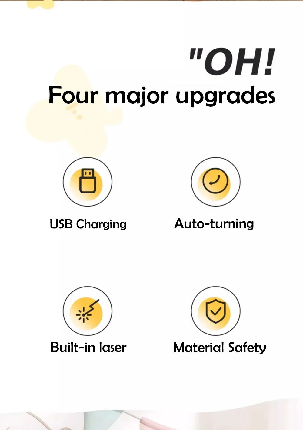 1~3pcs Cat Interactive Ball Toy Automatic Rolling Ball Tail Rechargeable Smart Pet Electric Toy Dog Cat Training Imitate Mouse