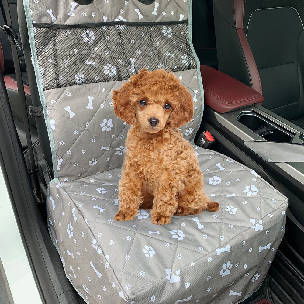 Dog Car Front Seat Cover – Waterproof & Scratch-Resistant