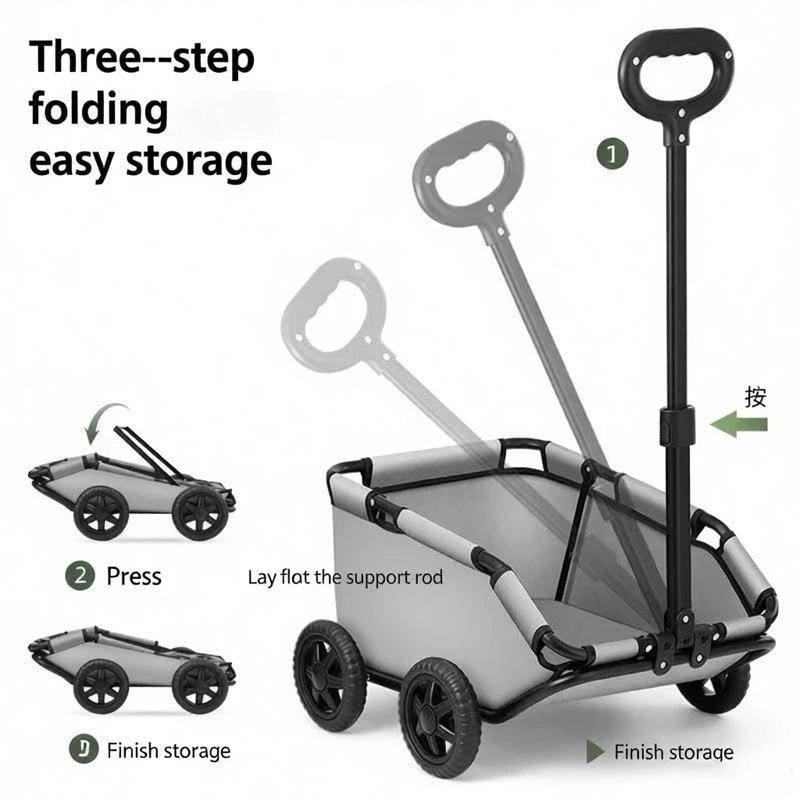 Pet Stroller for Dogs To Go Out Foldable Lightweight Small and Medium-sized Dog Stroller for Walking Dogs