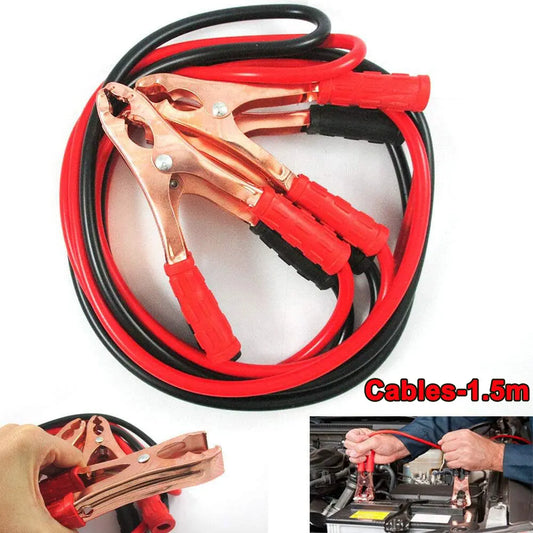 Car Battery Jump Starter Cable | For Car/SUV/Truck | Emergency Ignition | Quick Start Power Booster Cable-1.5m