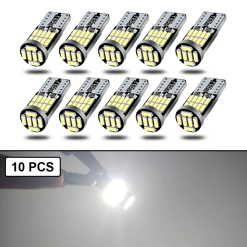 T10 W5W Canbus LED Bulbs – 26SMD, 400LM, 6500K White