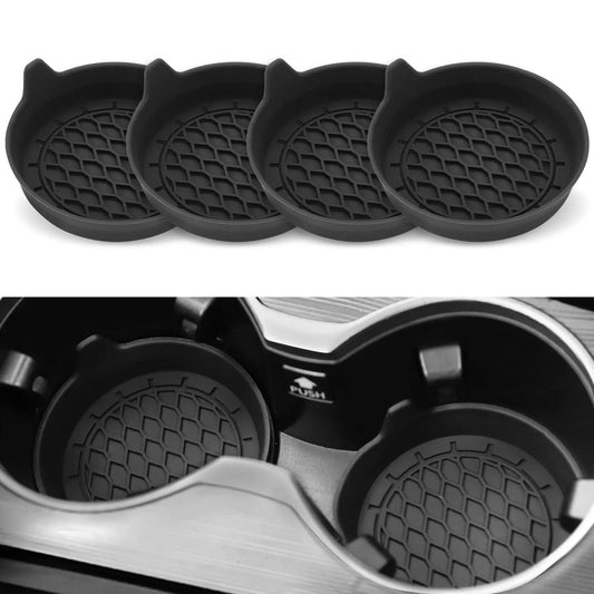 Silicone Car Cup Holder Coaster Insert – 2/4pcs
