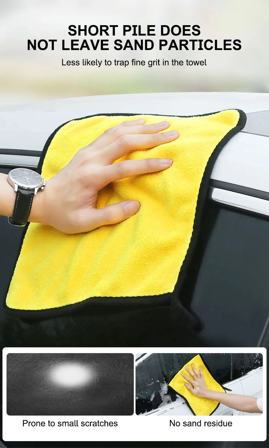 Microfiber Car Wash Towel – Multi-Size