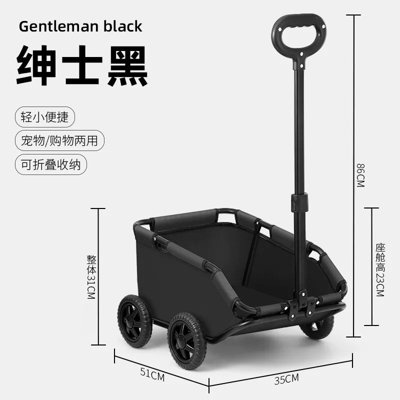 Pet Stroller for Dogs To Go Out Foldable Lightweight Small and Medium-sized Dog Stroller for Walking Dogs