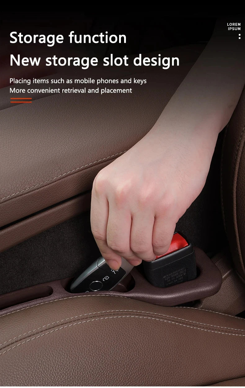EVA Car Seat Gap Filler with Storage Grooves – 2pcs