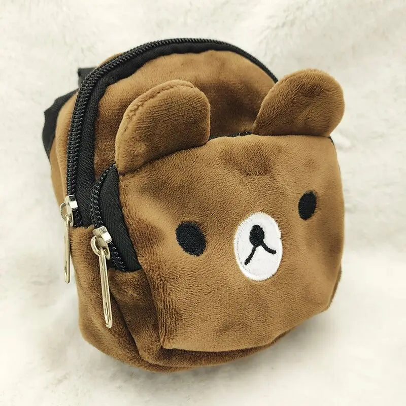 Dog Self-Carry Backpack – Adjustable Harness & Snack Bag for Small Dogs