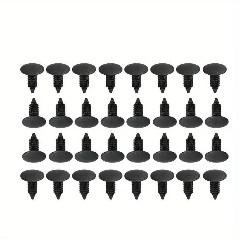 Car Plastic Retainer Clip Kit – 190pcs, 6 Sizes
