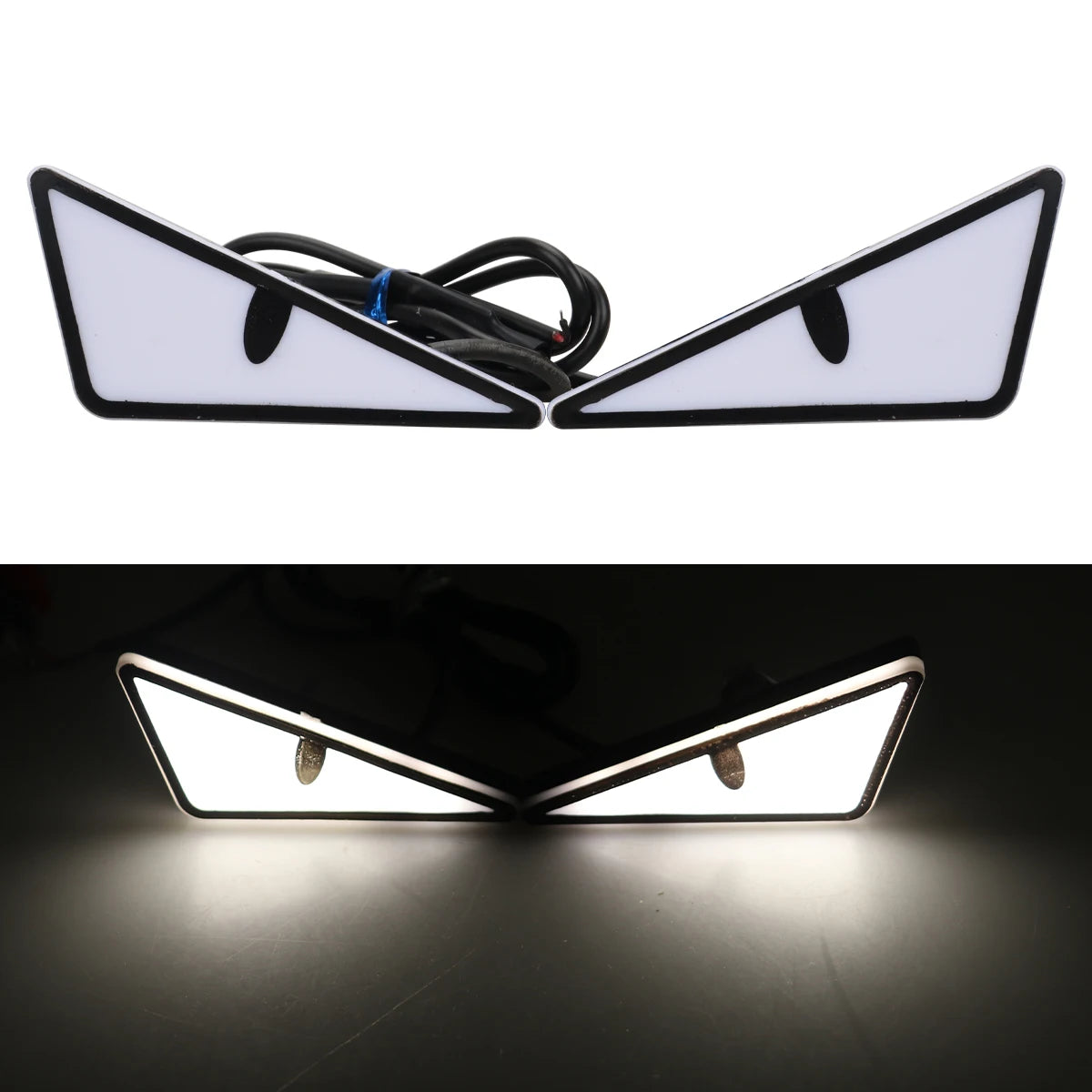 Universal LED Demon Eyes Headlight Decoration – 1 Pair