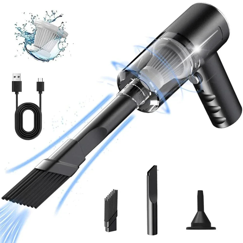 ‌Handheld Car Vacuum Cleaner - Portable Wet/Dry Vacuum, Blower for Home Auto Pet Cleaning High-Power Vacuum Cleaner for Cars