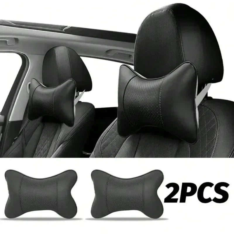 Car Seat Headrest Neck Support Pillow – Breathable Mesh
