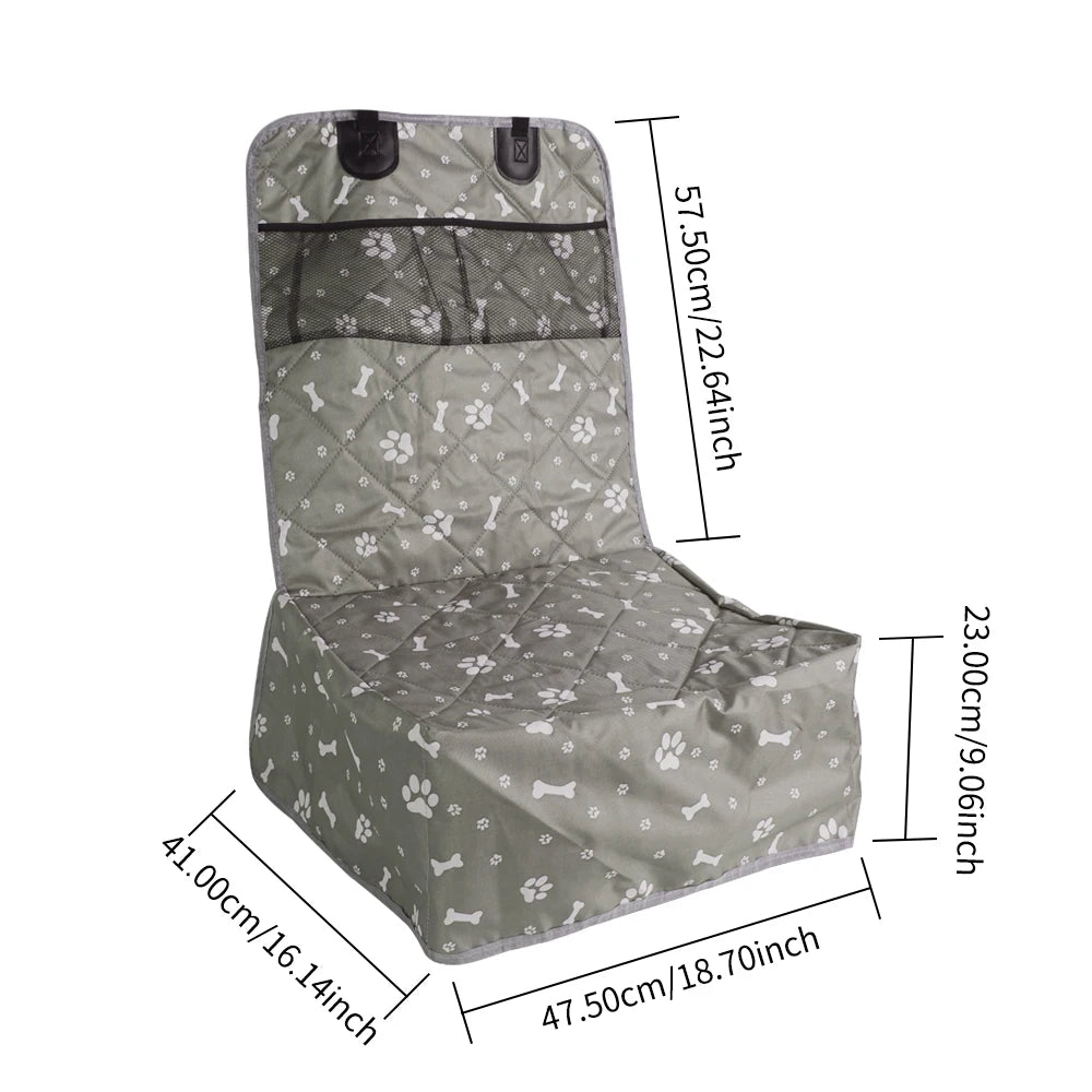 Dog Car Front Seat Cover – Waterproof & Scratch-Resistant